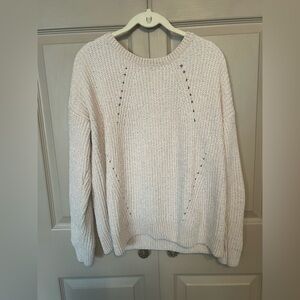 Elegant Cream Knit Sweater